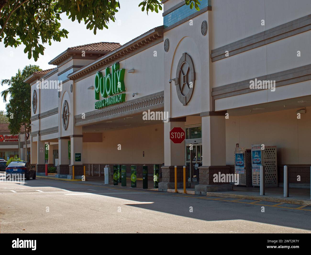 Miami, Florida, United States - November 21, 2023: Publix Supermarkets grocery store in West Kendall. Stock Photo