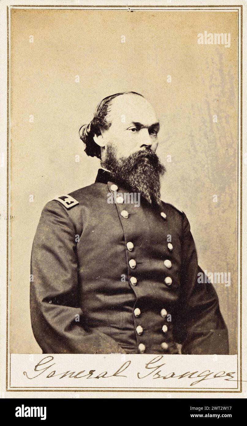 Historical Portrait on Carte de Visite of General Gordon Granger ...