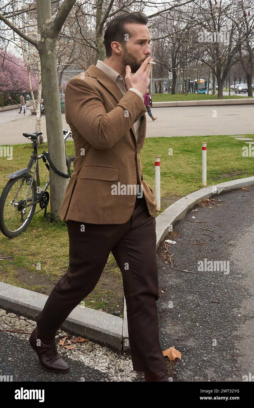 Bucharest, Romania. 15th Mar, 2024: Tristan Tate and his brother Andrew