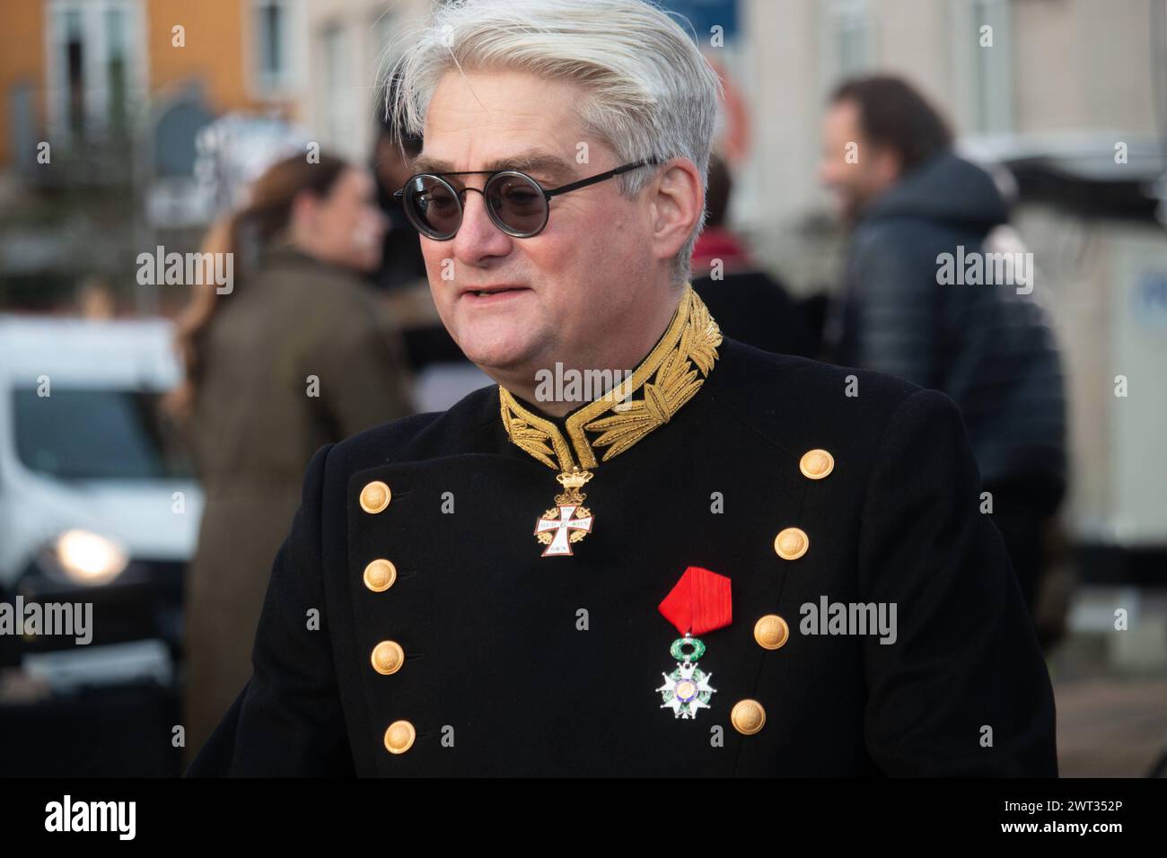 Soren Pind arrives for Lise Noergaard s funeral from Saint Paul s ...