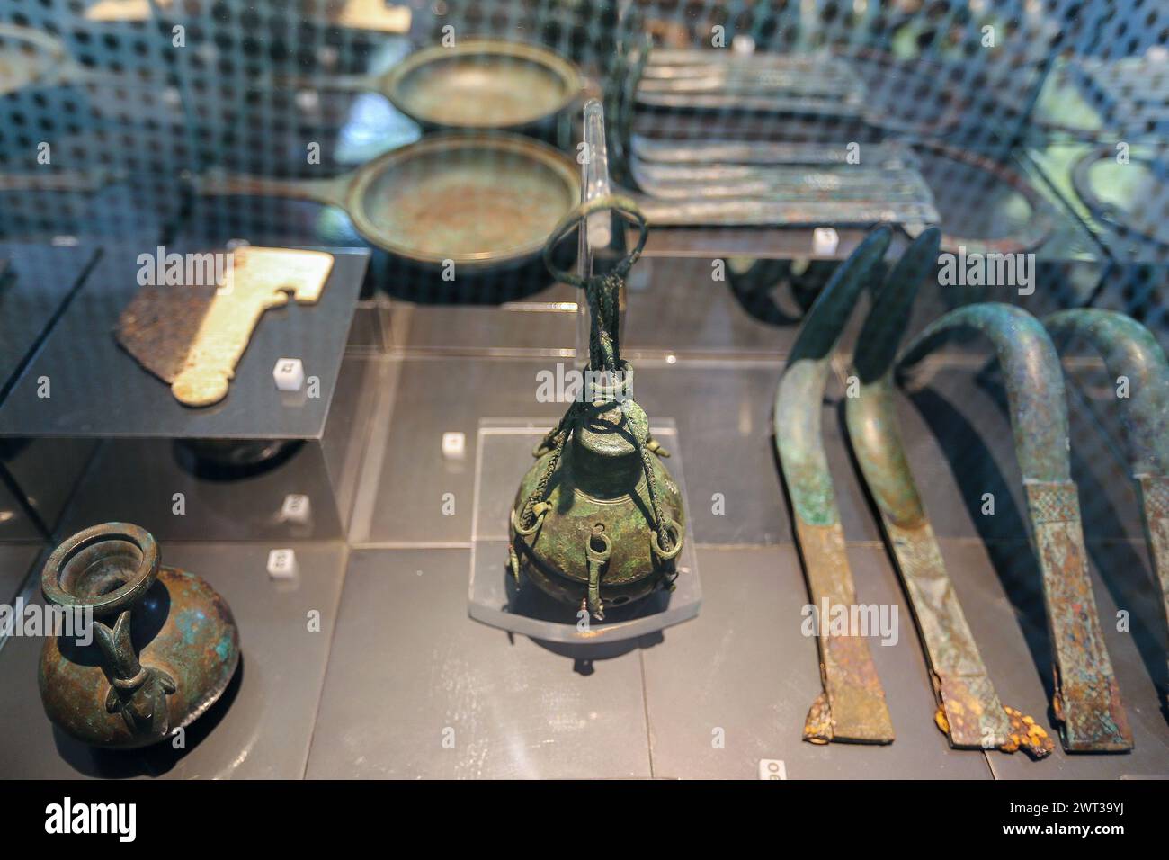 Ancient Pompeian Objects Including Amphorae And Ancient Tools Inside ancient-pompeian-objects-including-amphorae-and-ancient-tools-inside