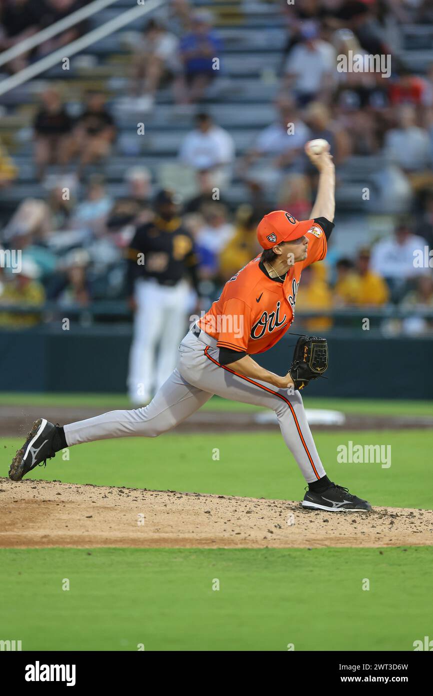 Bradenton, FL: Baltimore Orioles starting pitcher Cade Povich (81