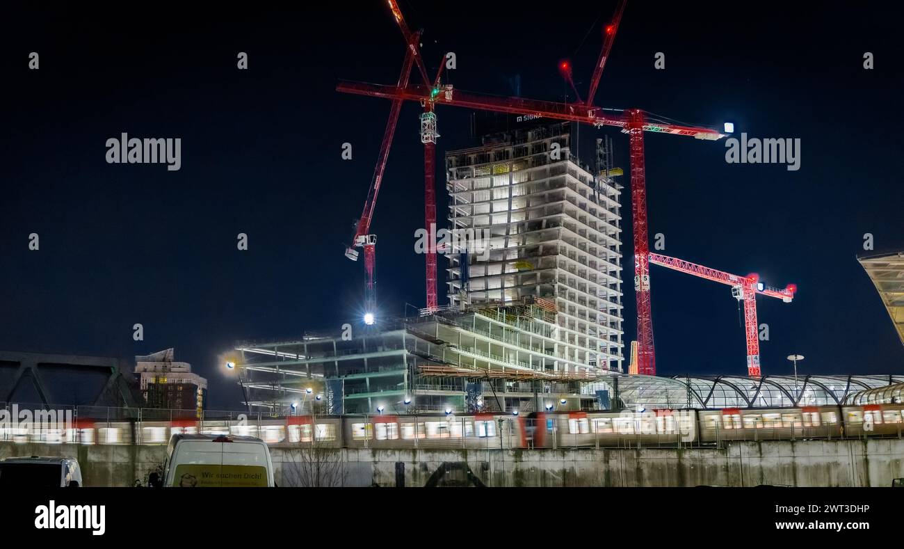 hamburg-germany-14th-mar-2024-night-time-view-of-the-elbtower