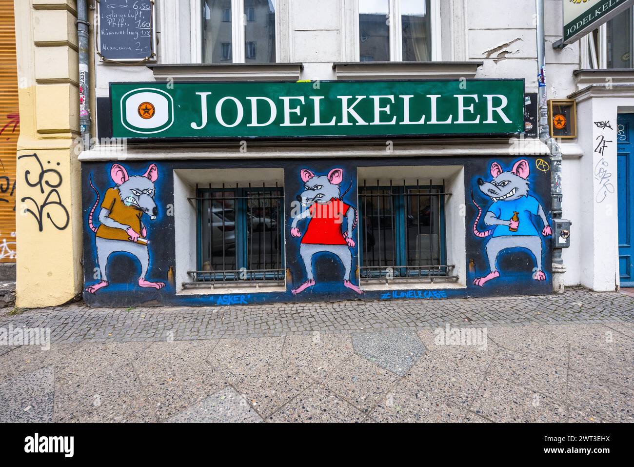 Basement Restaurant Jodelkeller, Berlin, Germany Stock Photo