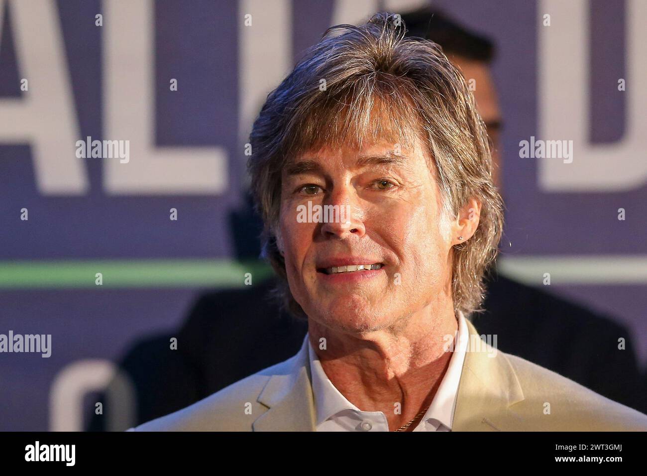 The actor Ronn Moss guest, of the political party "Forza Italia