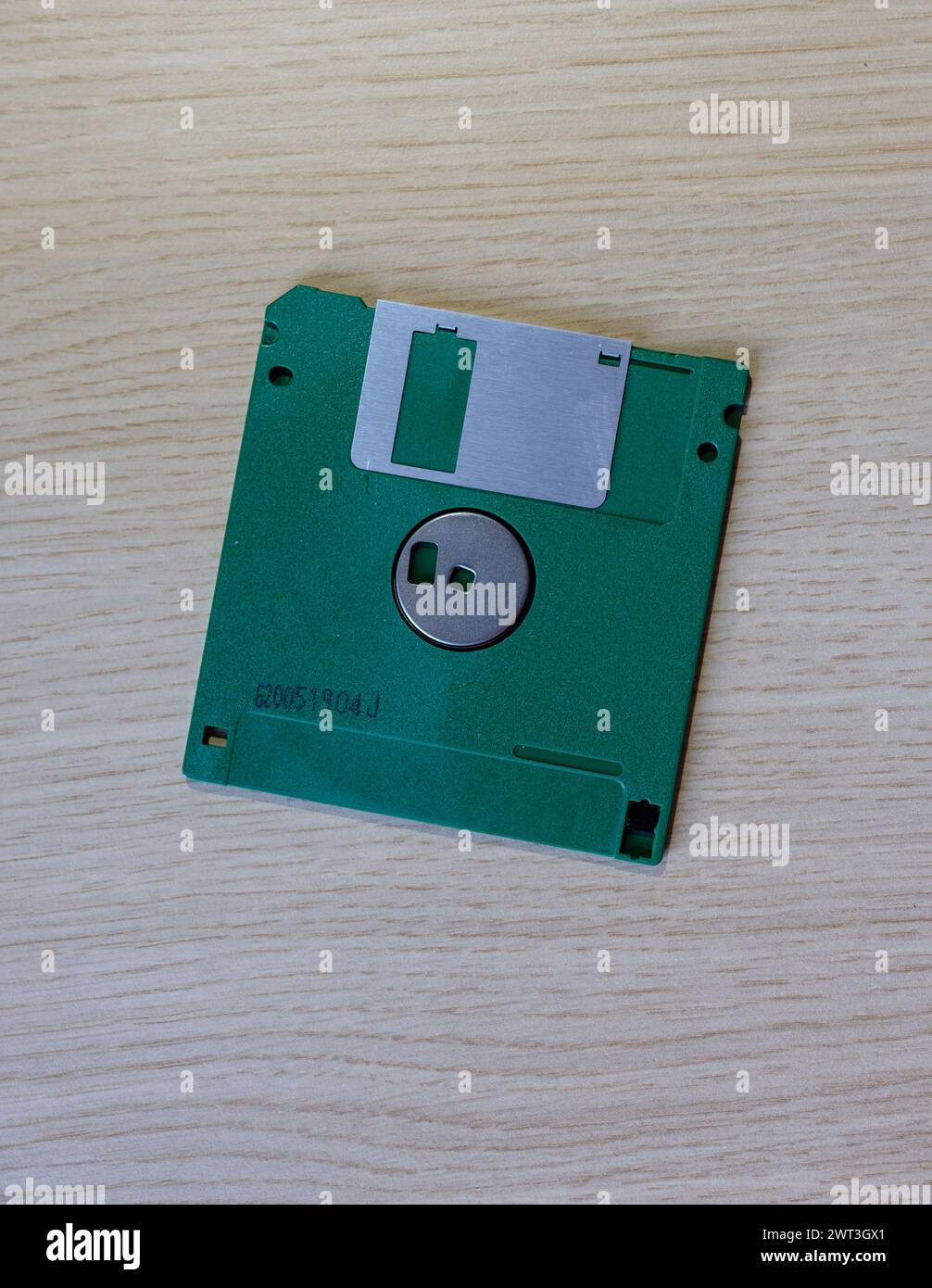 Floppy Discs used for File storage and backup in the 1980s an d 1990s on home and business PCs Stock Photo