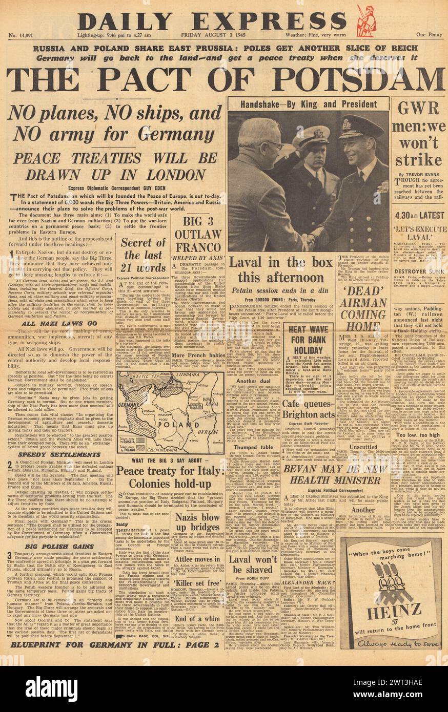 World war ends newspaper hires stock photography and images Alamy