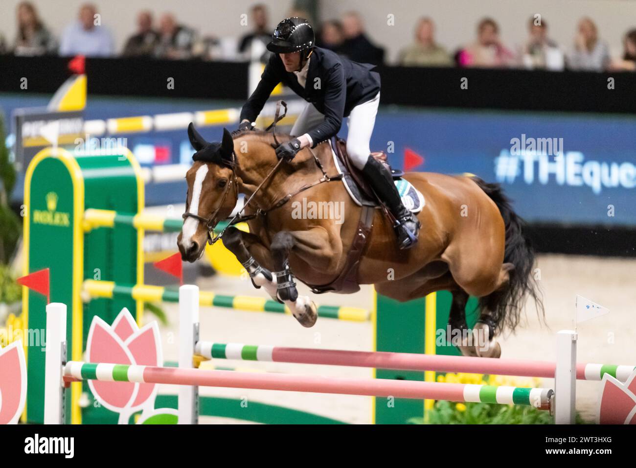 Denbosch, Netherlands - March 10, 2024. Kevin Staut of France and ...