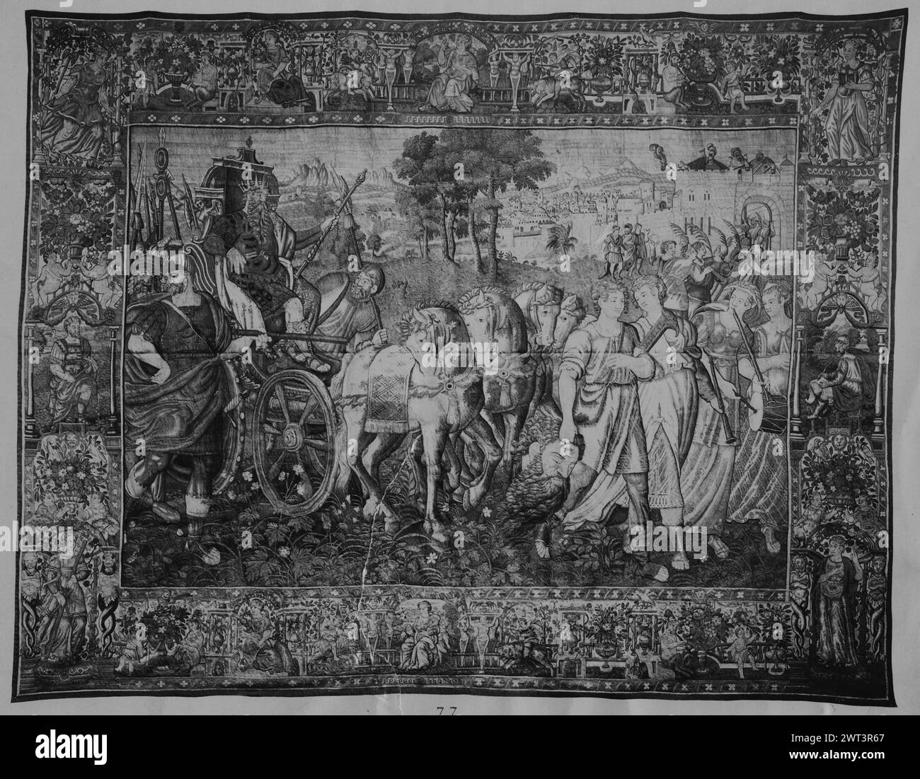Female david and goliath black and white stock photos images alamy