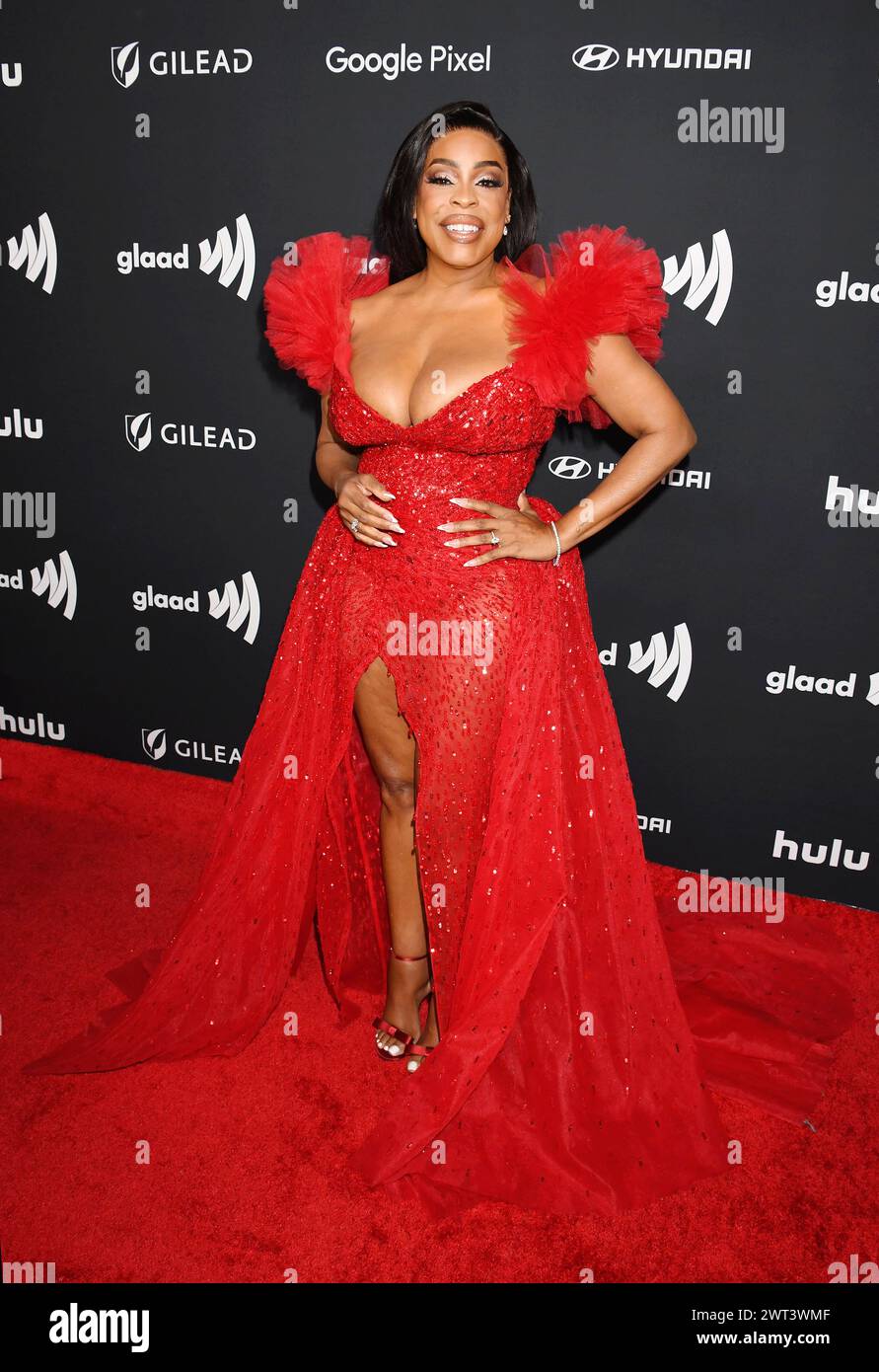 Beverly Hills, California, USA. 14th Mar, 2024. Niecy Nash attends the 35th Annual GLAAD Media Awards at The Beverly Hilton Hotel on March 14, 2024 in Beverly Hills, California. Credit: Jeffrey Mayer/Media Punch/Alamy Live News Stock Photo