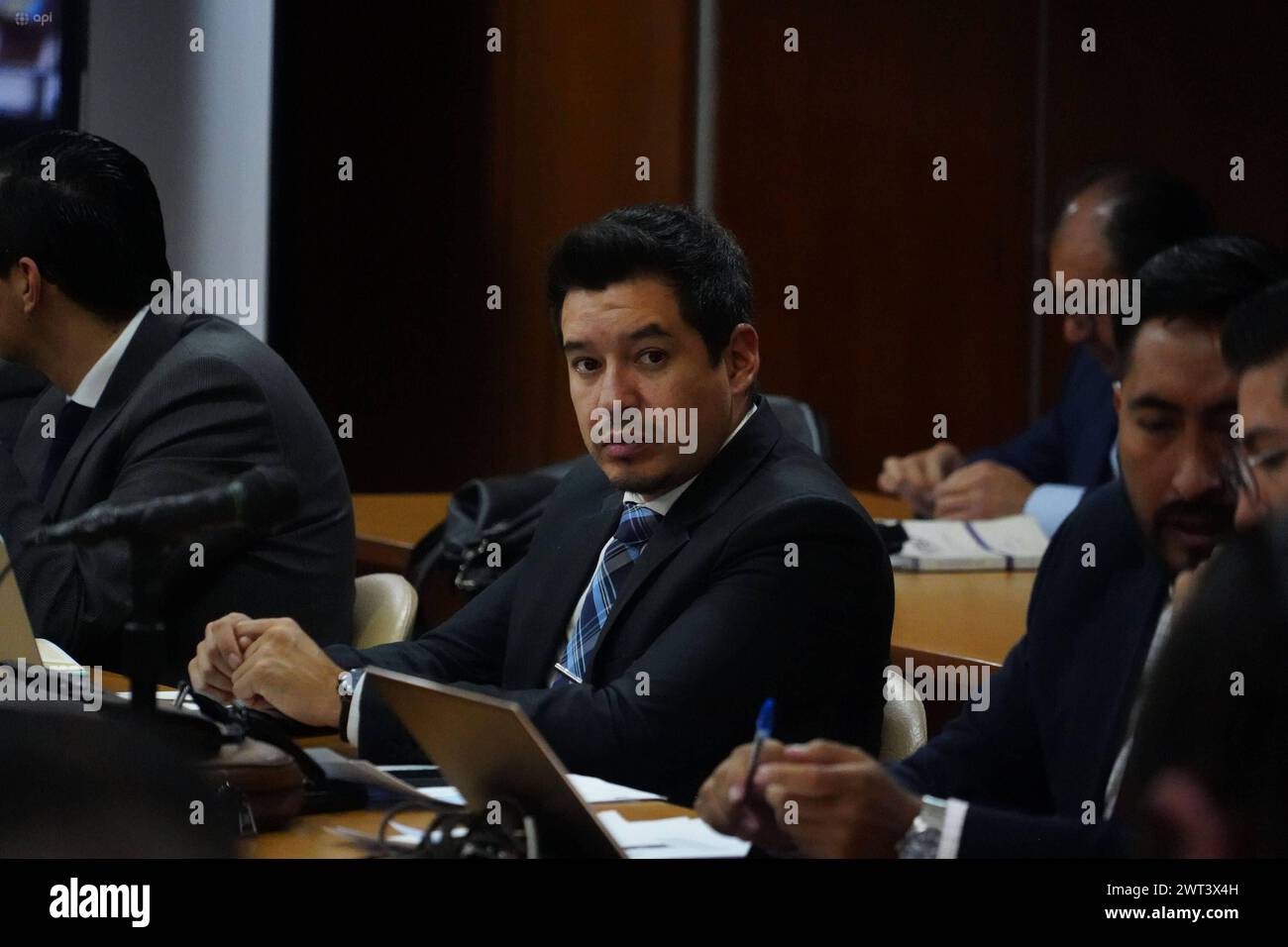*** METASTASIS VINCULACION Quito March 15, 2024 National Court Judge Felipe Cordoba installs the organized crime linkage hearing in the Metastasis API case DANIEL MOLINEROS Quito Pichincha Ecuador CLJ METASTASISVINCULACION 9ec531d4b2479d807b99f9bbfd746d8e Copyright: xDanielxMolinerosx Stock Photo