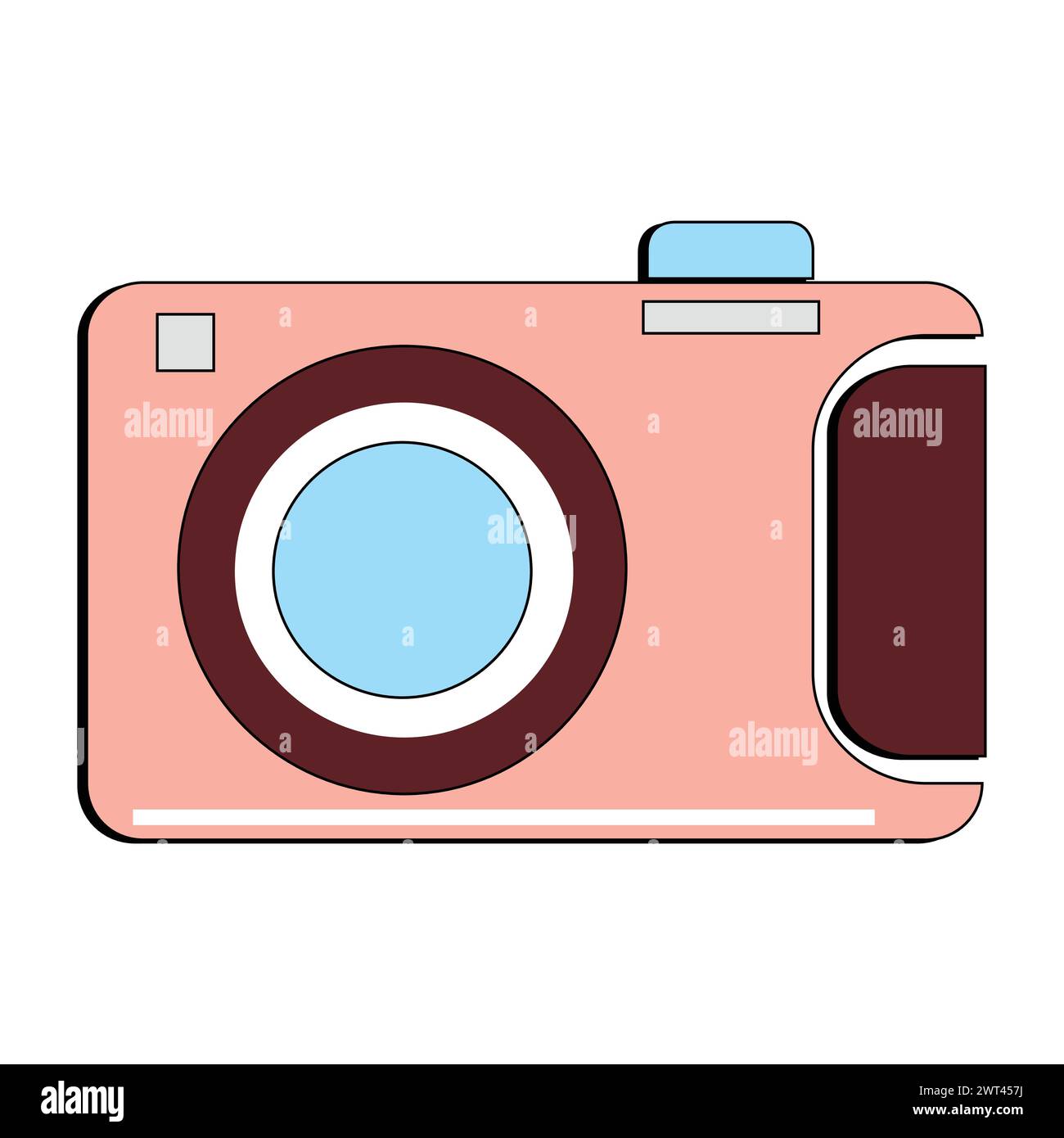 Optical image in a camera Stock Vector Images - Alamy