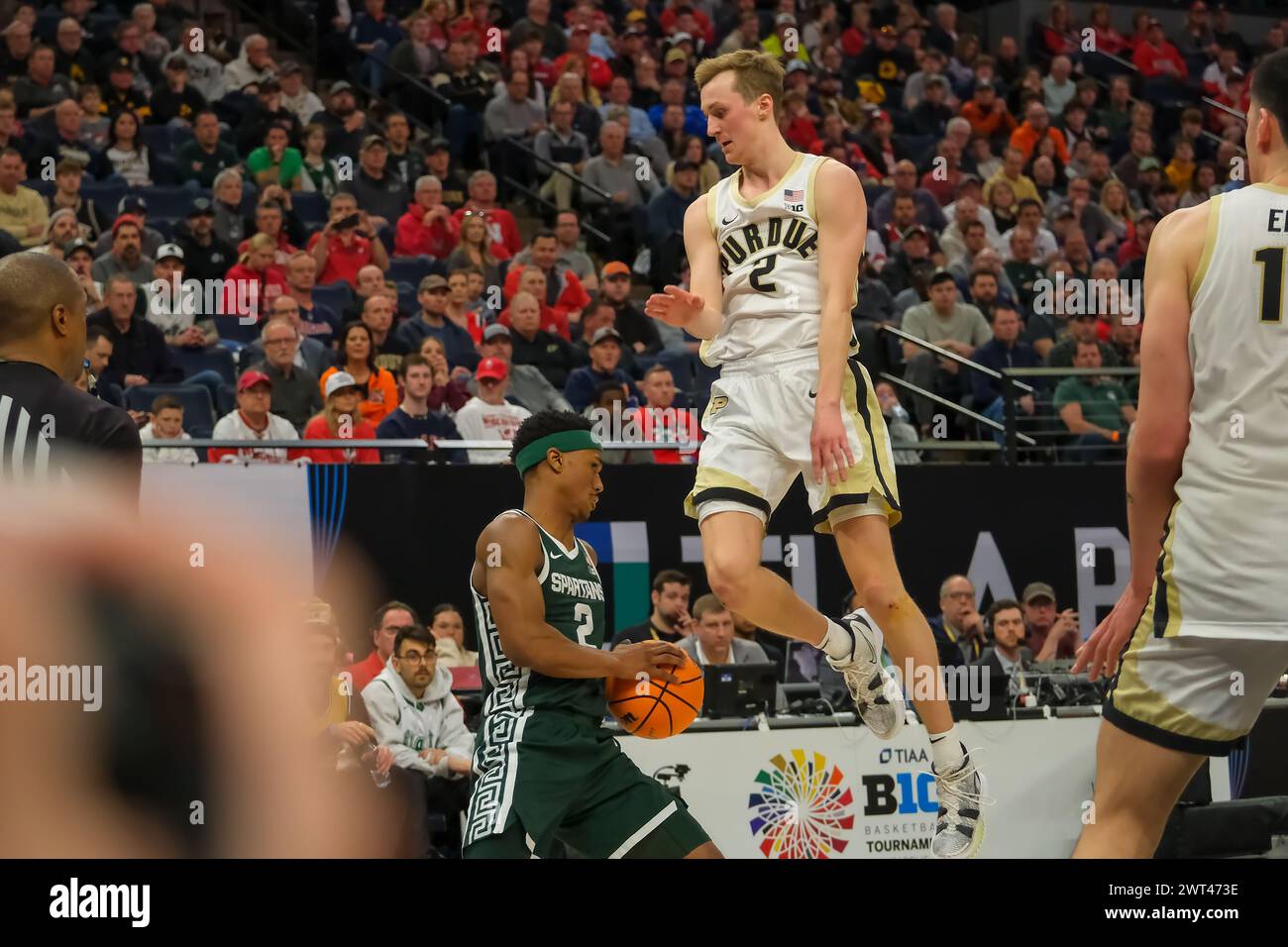 Minneapolis, Minnesota, USA. 15th Mar, 2024. Purdue Boilermakers guard
