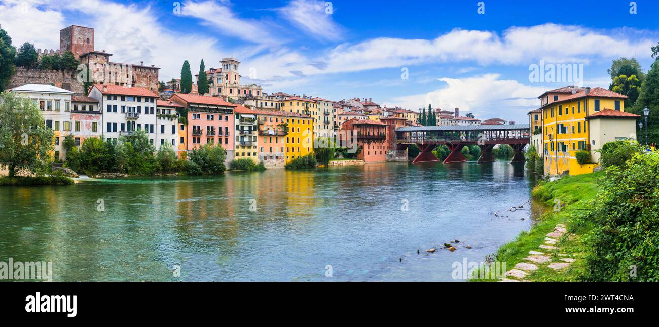 Beautiful medieval towns of Italy -picturesque Bassano del Grappa ...