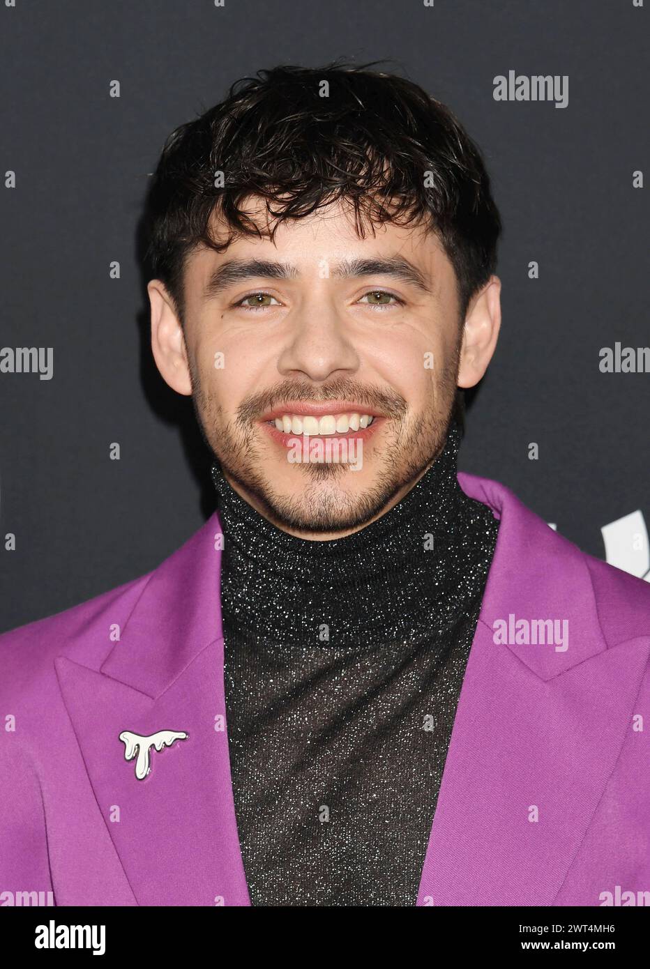BEVERLY HILLS, CALIFORNIA - MARCH 14: David Archuleta attends the 35th Annual GLAAD Media Awards at The Beverly Hilton Hotel on March 14, 2024 in Beve Stock Photo