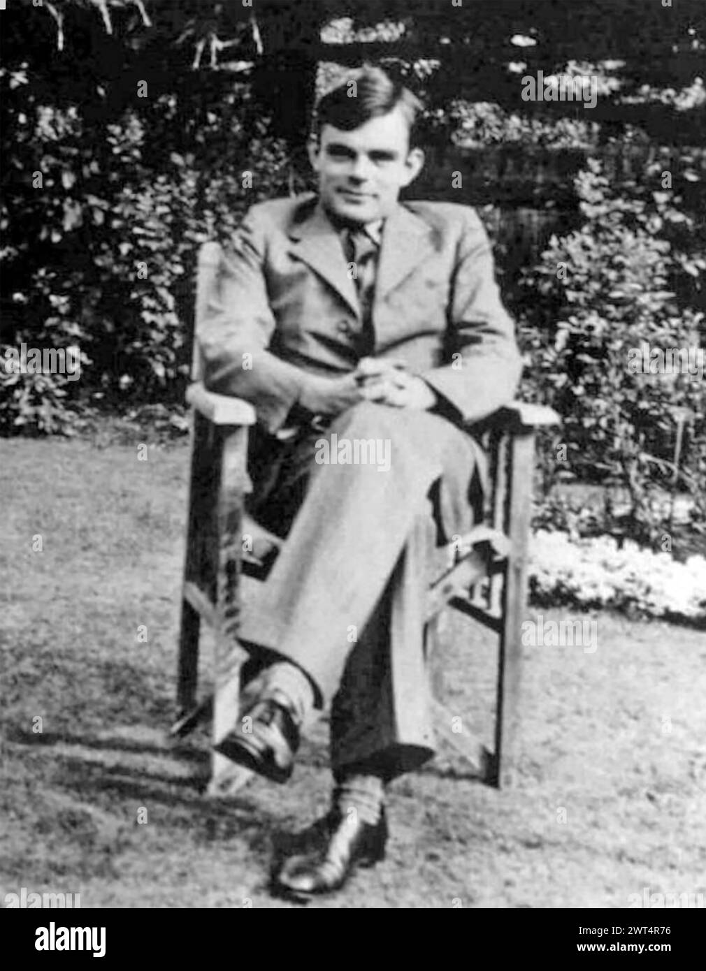 ALAN TURING (1912-1954) English mathematician and computer scientist about 1930 Stock Photo