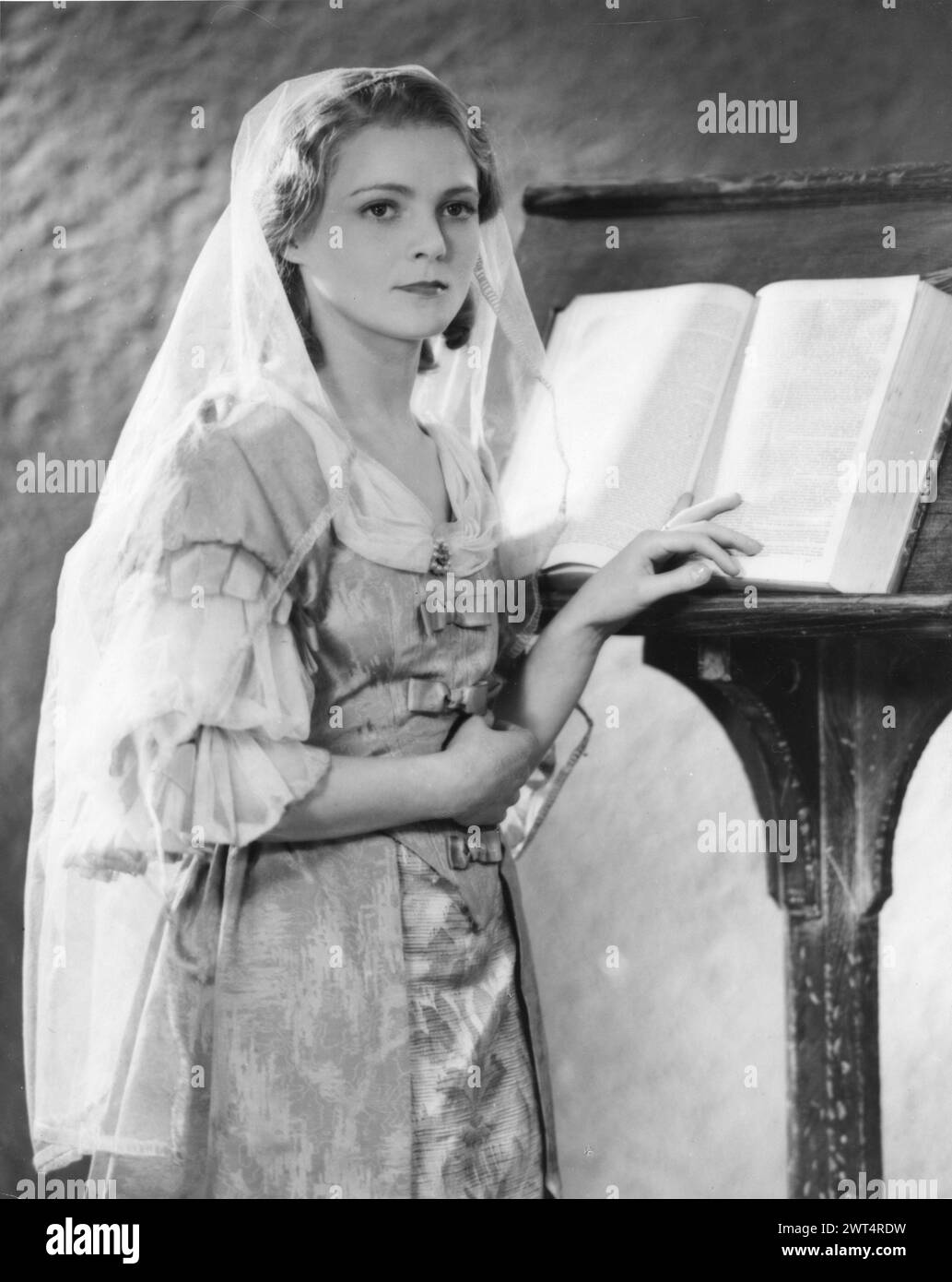 Portrait of British actress VICTORIA HOPPER in the title role of LORNA ...