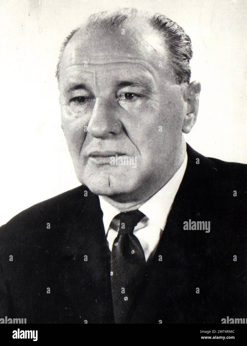 JANOS KADÁR  (1912-1989) Hungarian Communist leader in 1977 Stock Photo