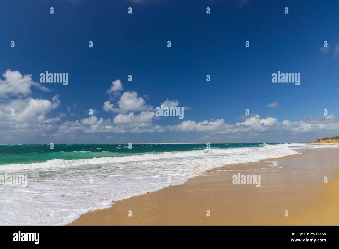 Plage du Petit Nice, Gironde, New Aquitaine, France Stock Photo