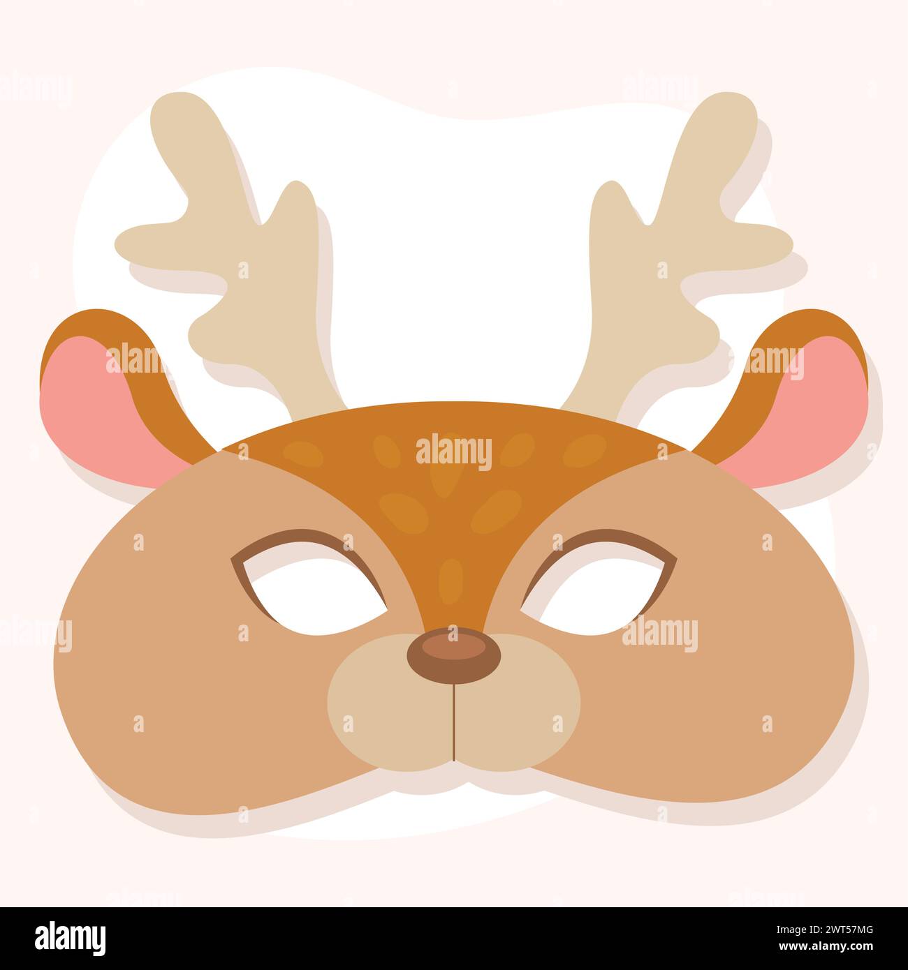 Colored deer carnival mask Festival Vector Stock Vector Image & Art - Alamy