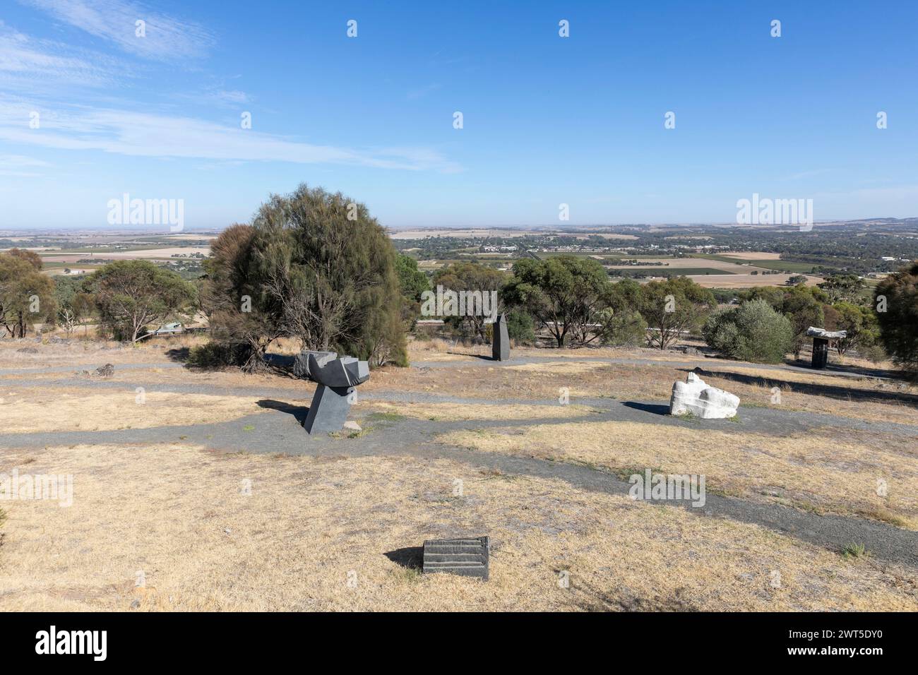 Barossa Valley Sculpture park with artists work displayed at the ...