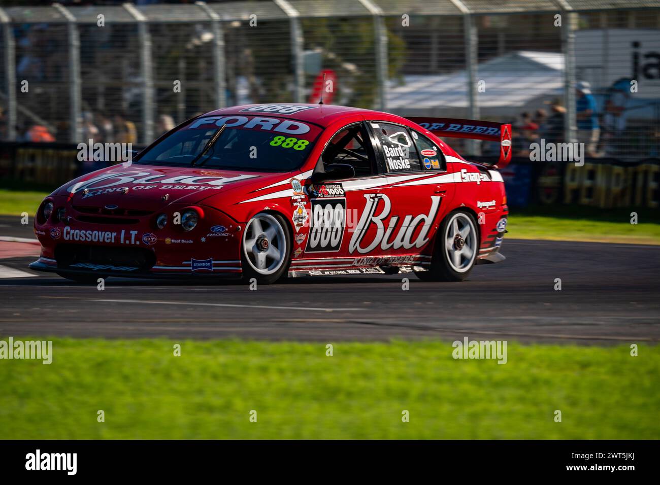 Adelaide, Australia. 16 March, 2024. The Baird 888 AU Falcon turns in