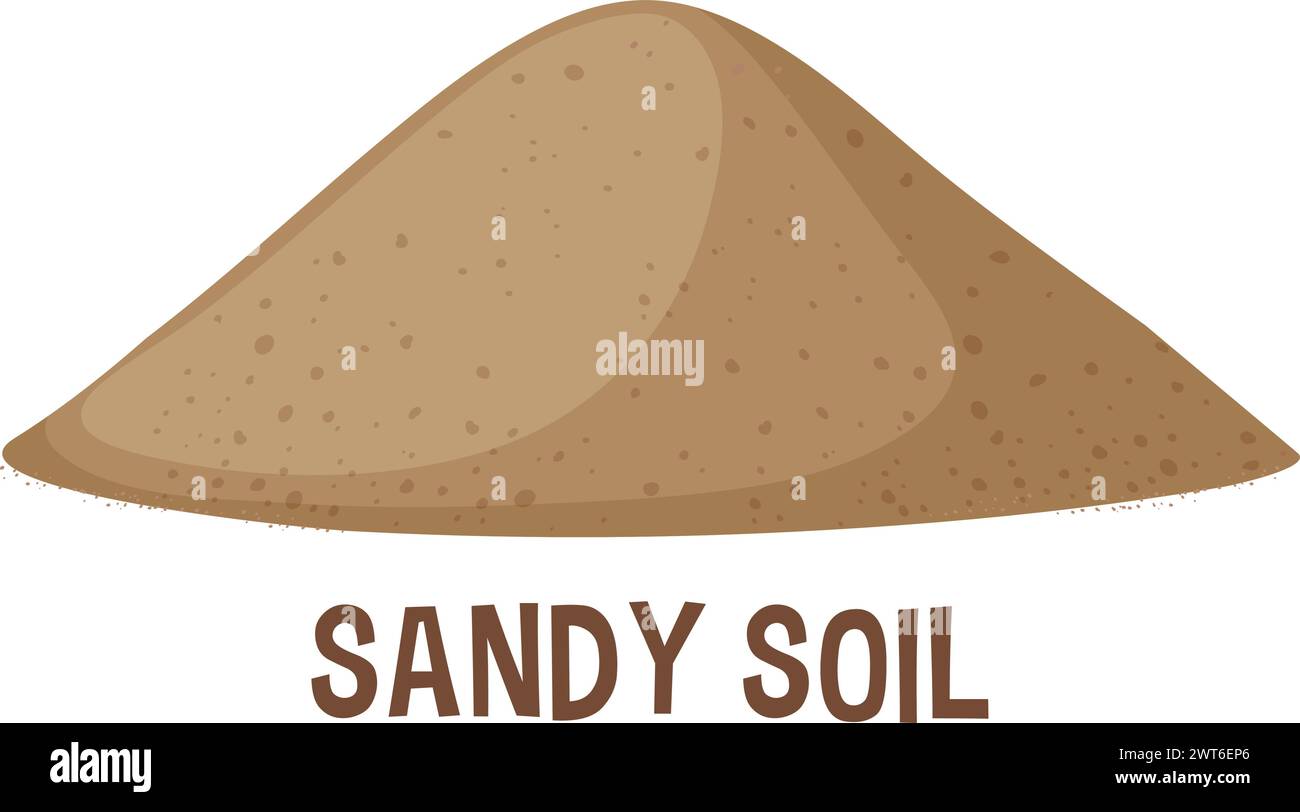 Sandy soil ground Stock Vector Images - Alamy