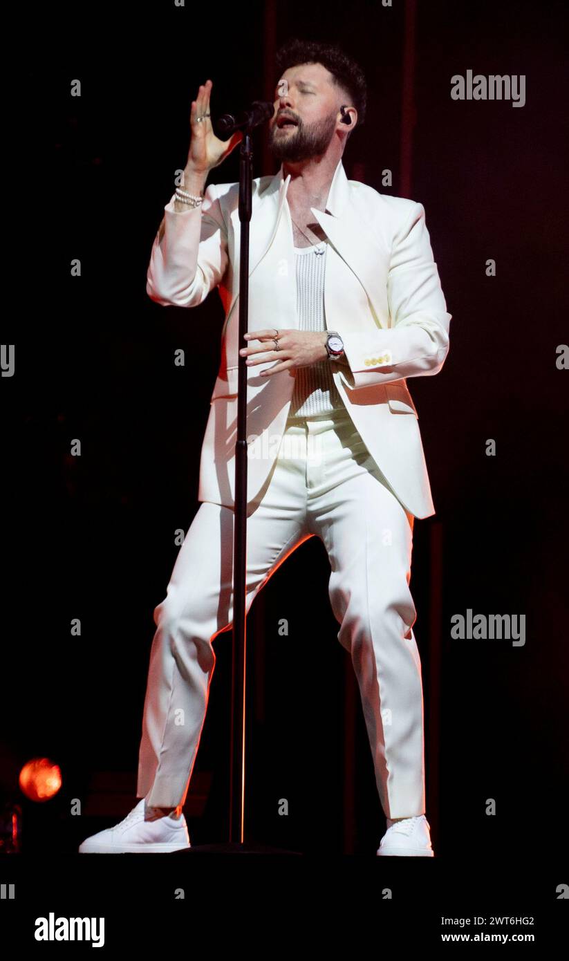 calum Scott performing at the Eventim Apollo London, England. UK. 3/12 ...