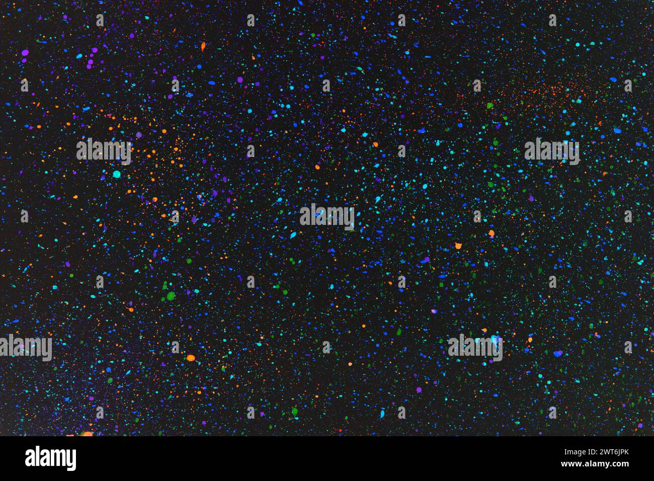 Abstract multicolored explosion on a black background. Design element. Stock Photo
