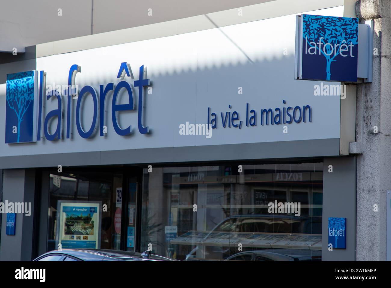 Bordeaux , France 03 07 2024 Laforet sign brand and text logo