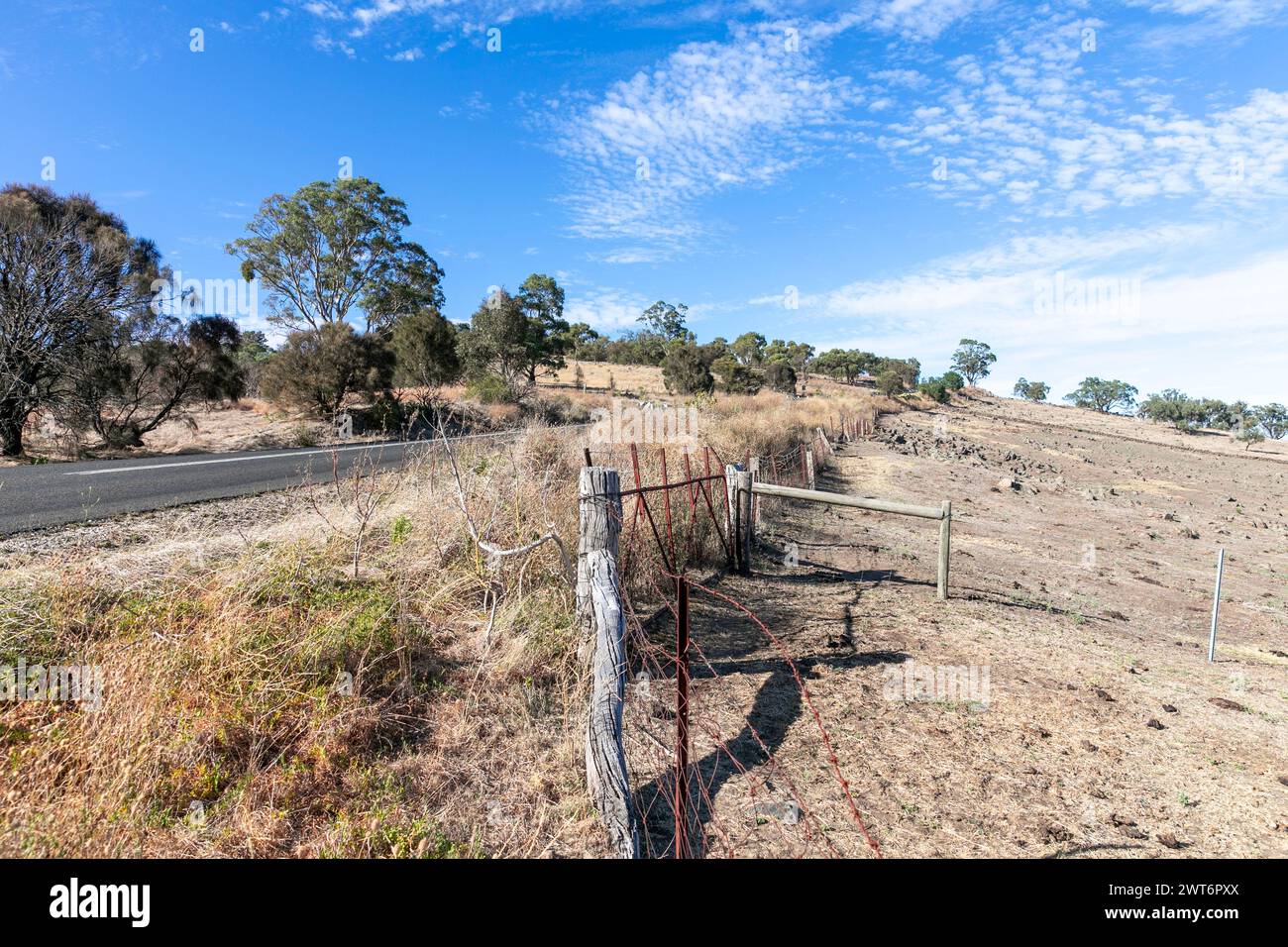 Mengler Hill near Angaston in the Barossa range,South Australia, named ...