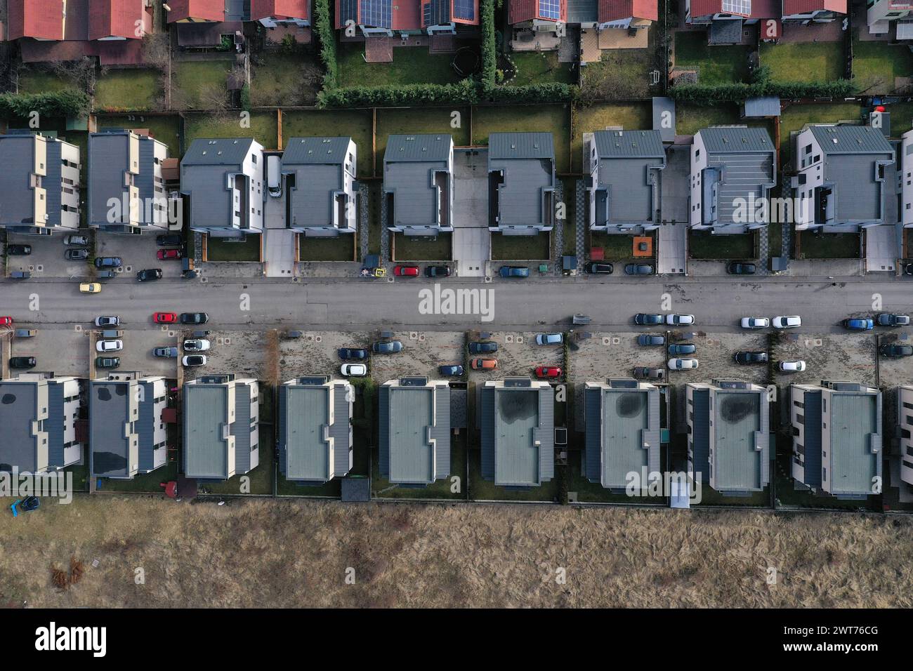 A closer look at Suburban Cityscape View