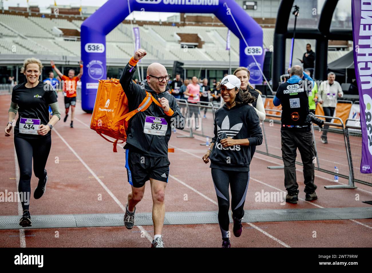 Track and field event research hospital hires stock photography and