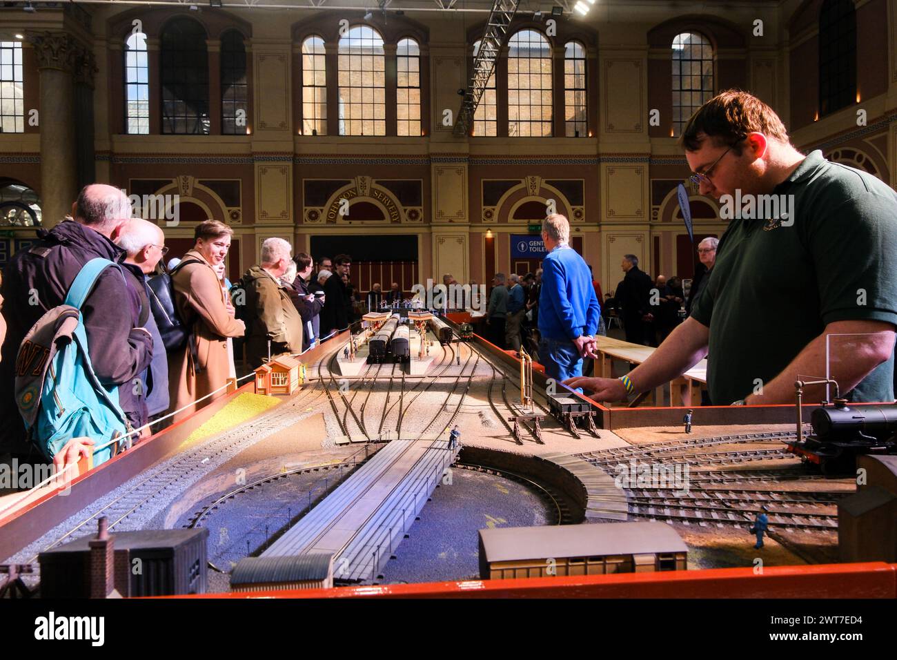 Alexandra Palace, London, UK. 16th Mar 2024. The London Festival of Railway Modelling at