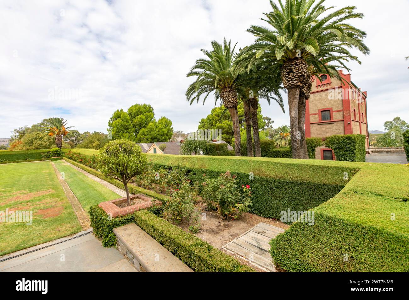 Chateau Tanunda wine estate and grounds, Tanunda,Barossa Valley,South Australia,2024 Stock Photo