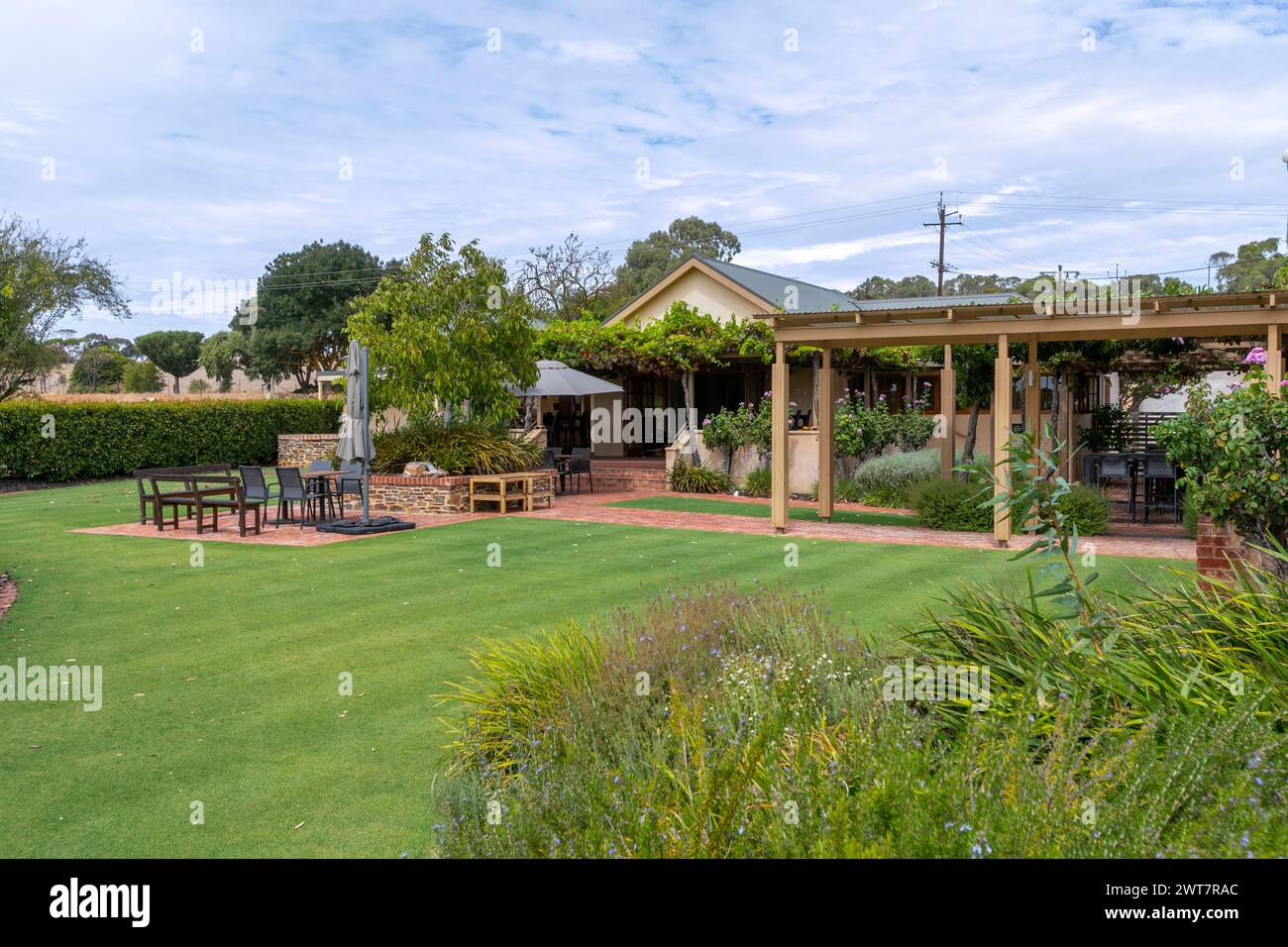 Barossa Valley, Murray Street vineyards in Greenock and entrance to