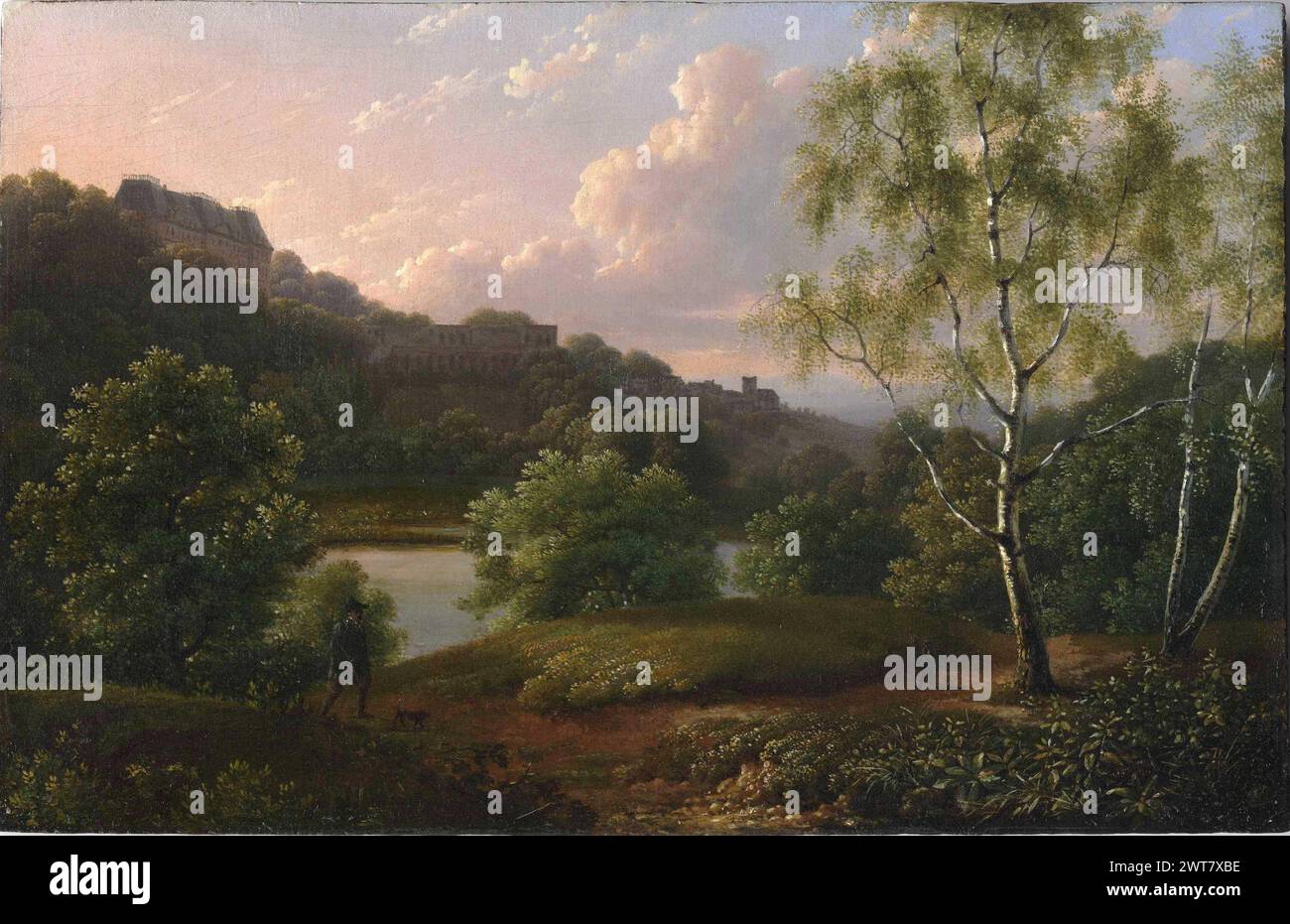 Jean-Joseph-Xavier Bidauld, View of the castle of Meudon, 1846. Museum ...