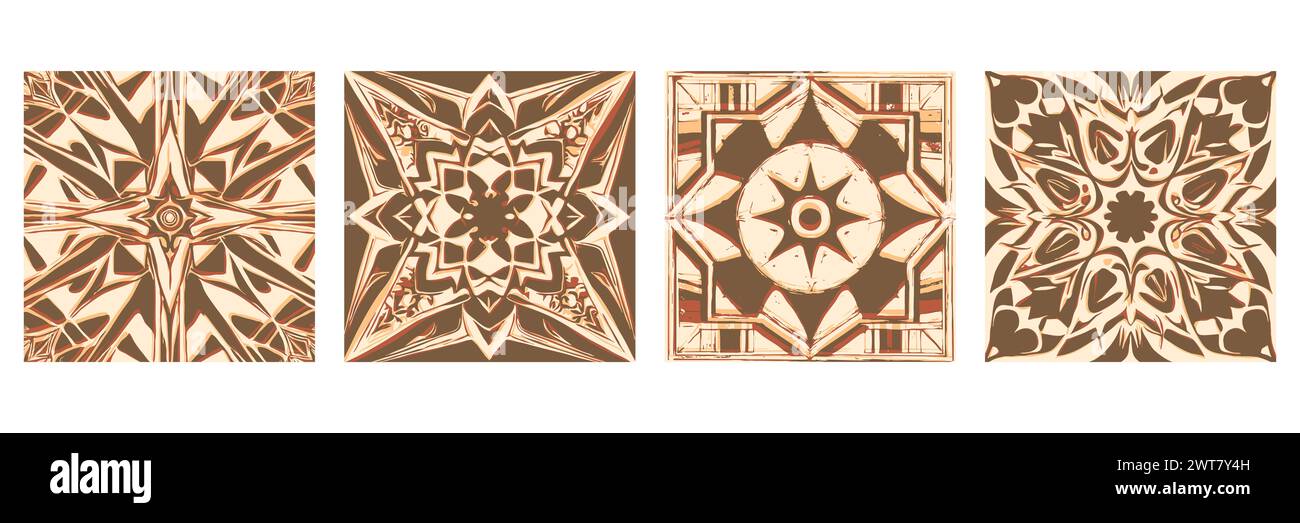 Abstract pattern. Illustration for printing on wall decorations. For use in graphics. Stock Photo