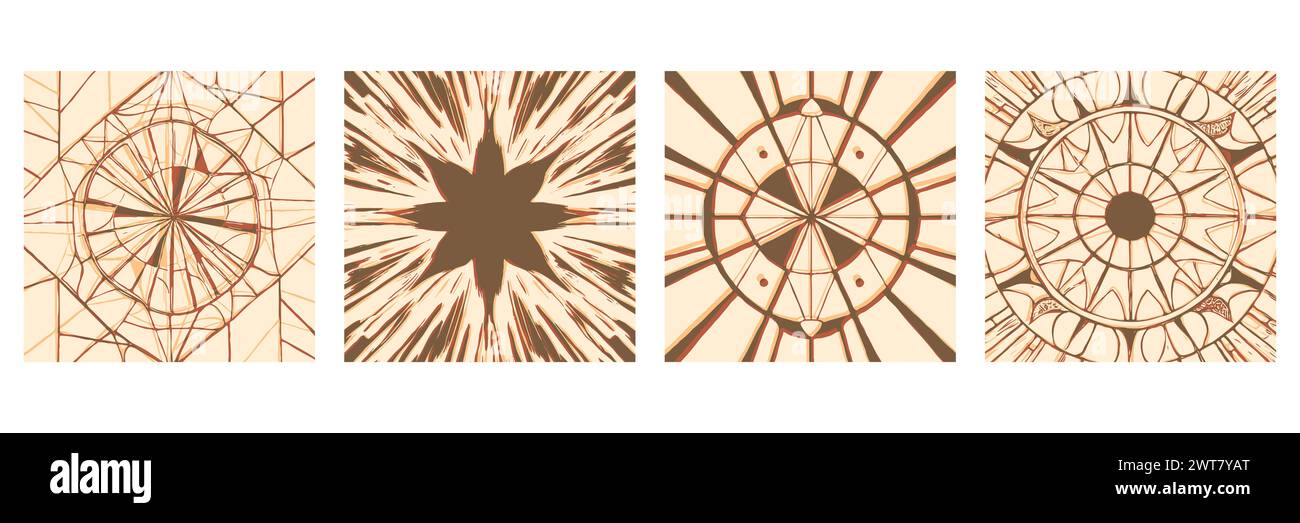 Abstract pattern. Illustration for printing on wall decorations. For use in graphics. Stock Photo