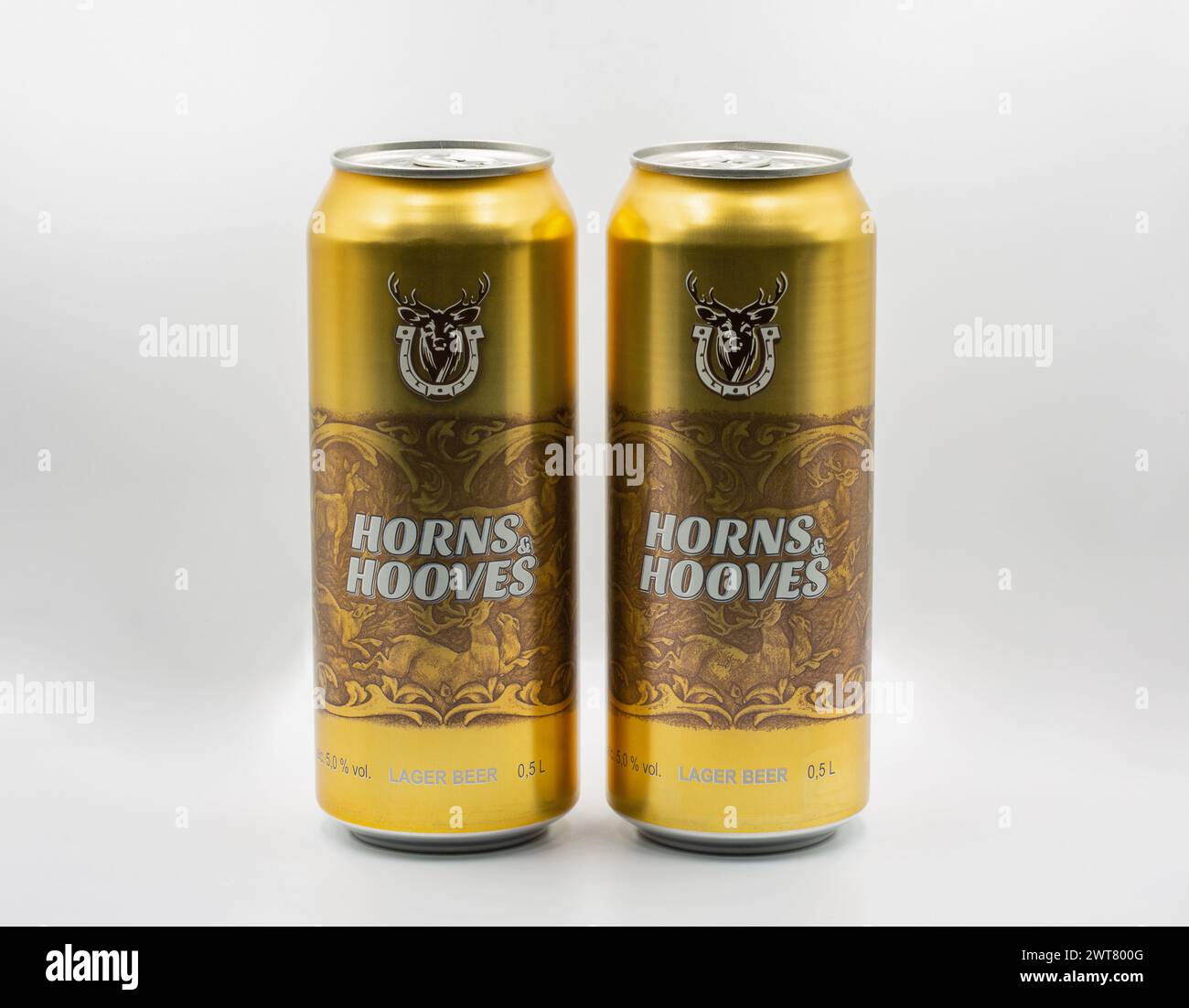 Kyiv, Ukraine December 04, 2022 Studio shoot of Horns and Hooves