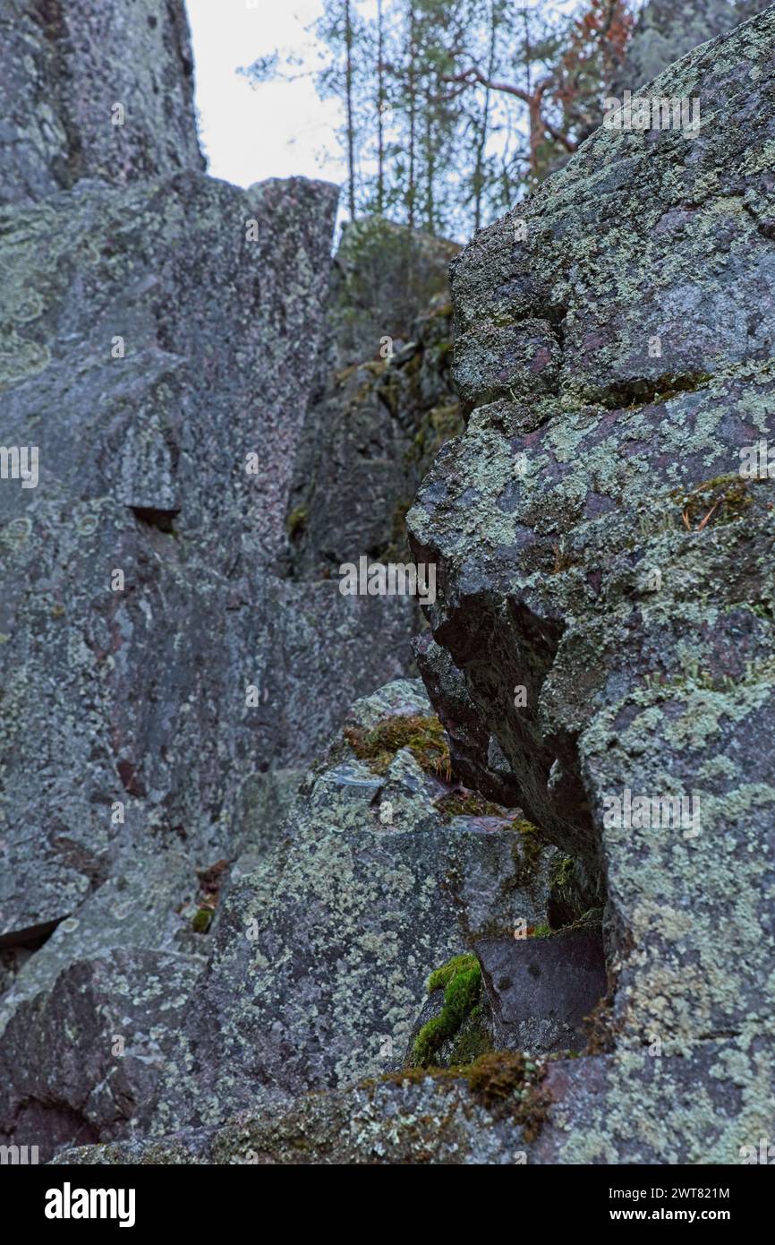Pirunpes Devil s Nest Is A Gorge Cutting Through The Quartzite pirunpes-devil-s-nest-is-a-gorge-cutting-through-the-quartzite