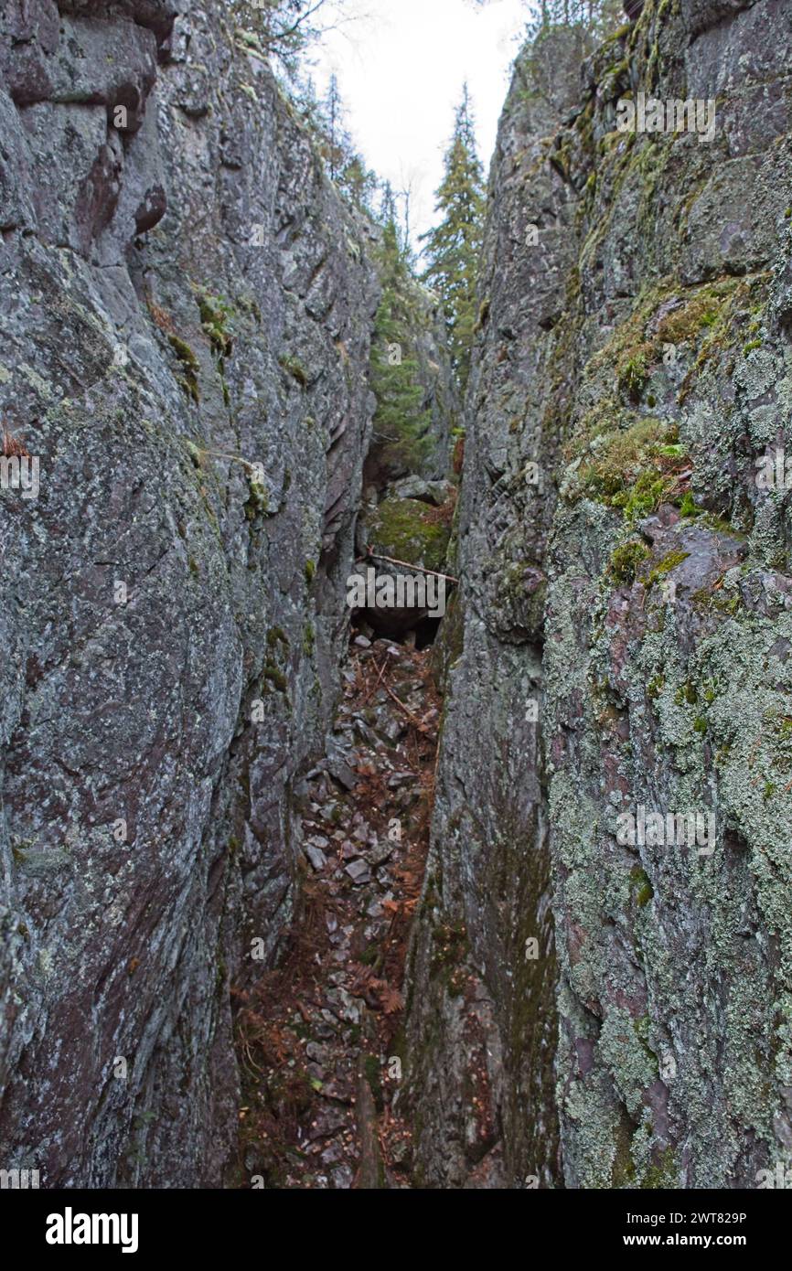 Pirunpes Devil s Nest Is A Gorge Cutting Through The Quartzite pirunpes-devil-s-nest-is-a-gorge-cutting-through-the-quartzite