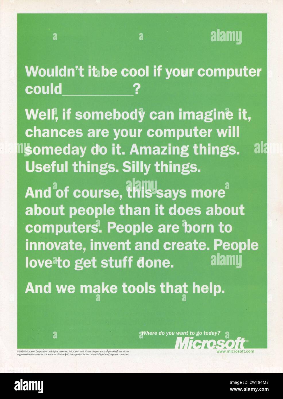 1990s computer advert hi-res stock photography and images - Alamy