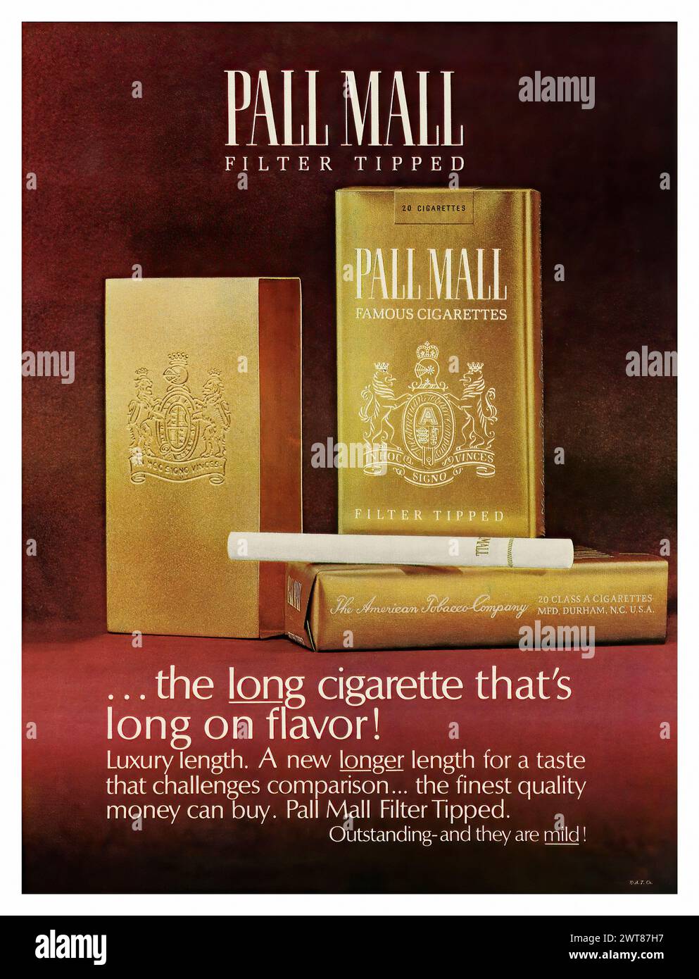 Pall Mall Famous Cigarettes (1966) - Vintage american magazine press ...