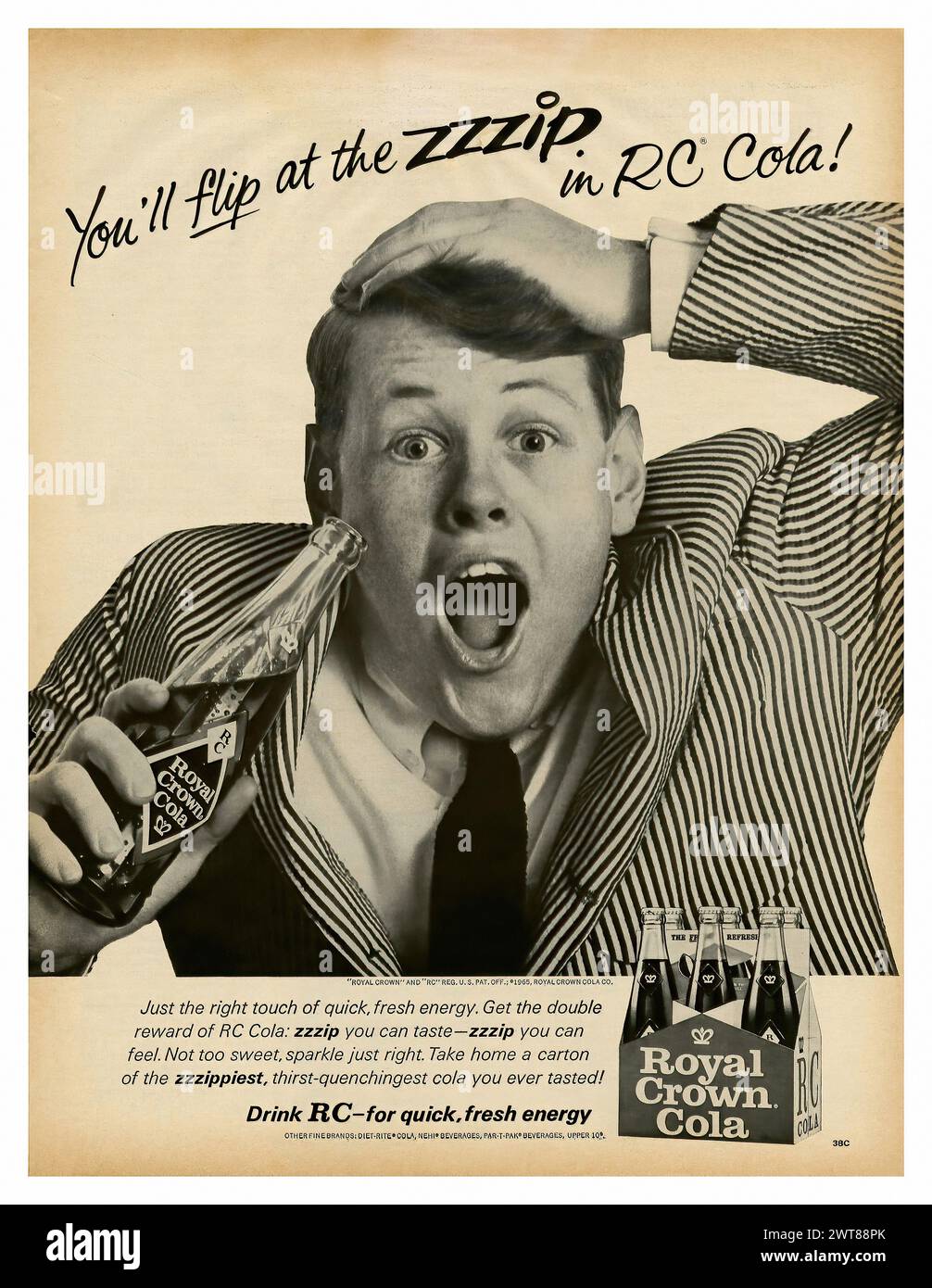Vintage rc cola advertising hires stock photography and images Alamy