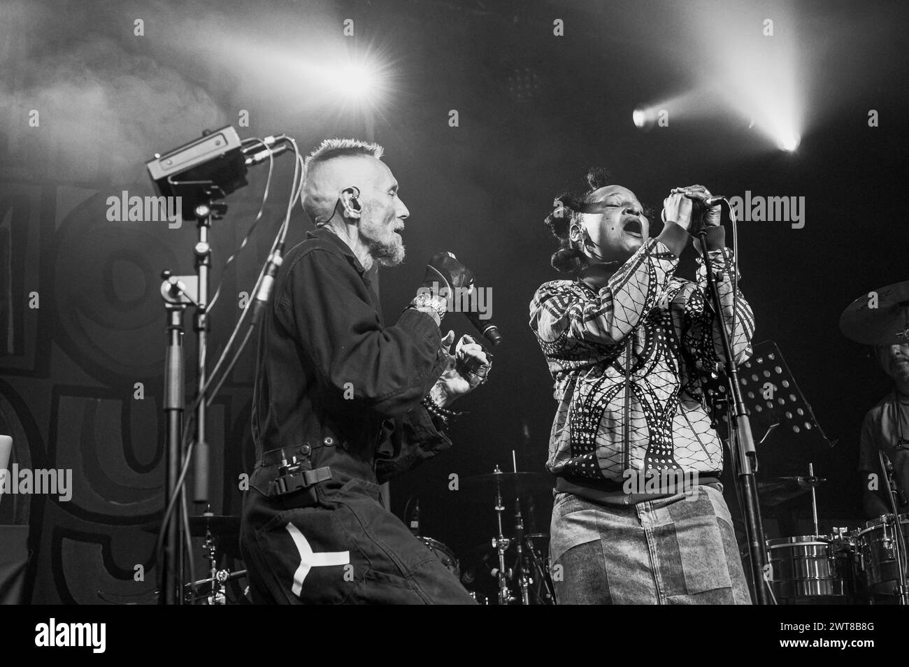 Glasgow, UK. 15th Mar, 2024. Stereo MCs performing at Barrowland