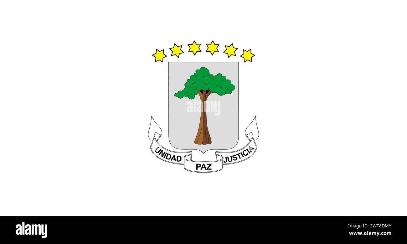 Coat of arms of republic equatorial guinea.equatoguinean sign Stock ...