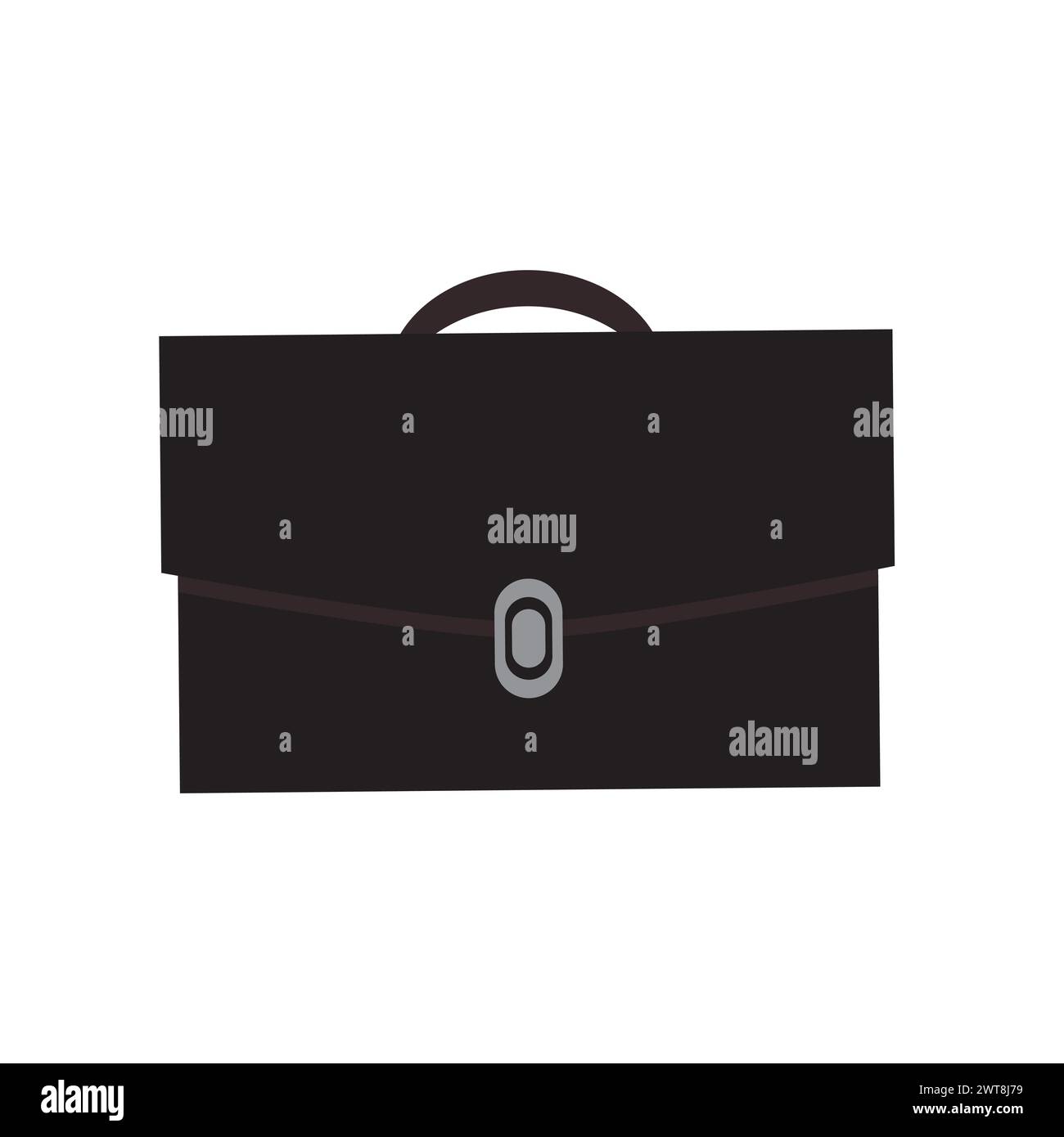 Business Briefcase Bag Icon Stock Vector