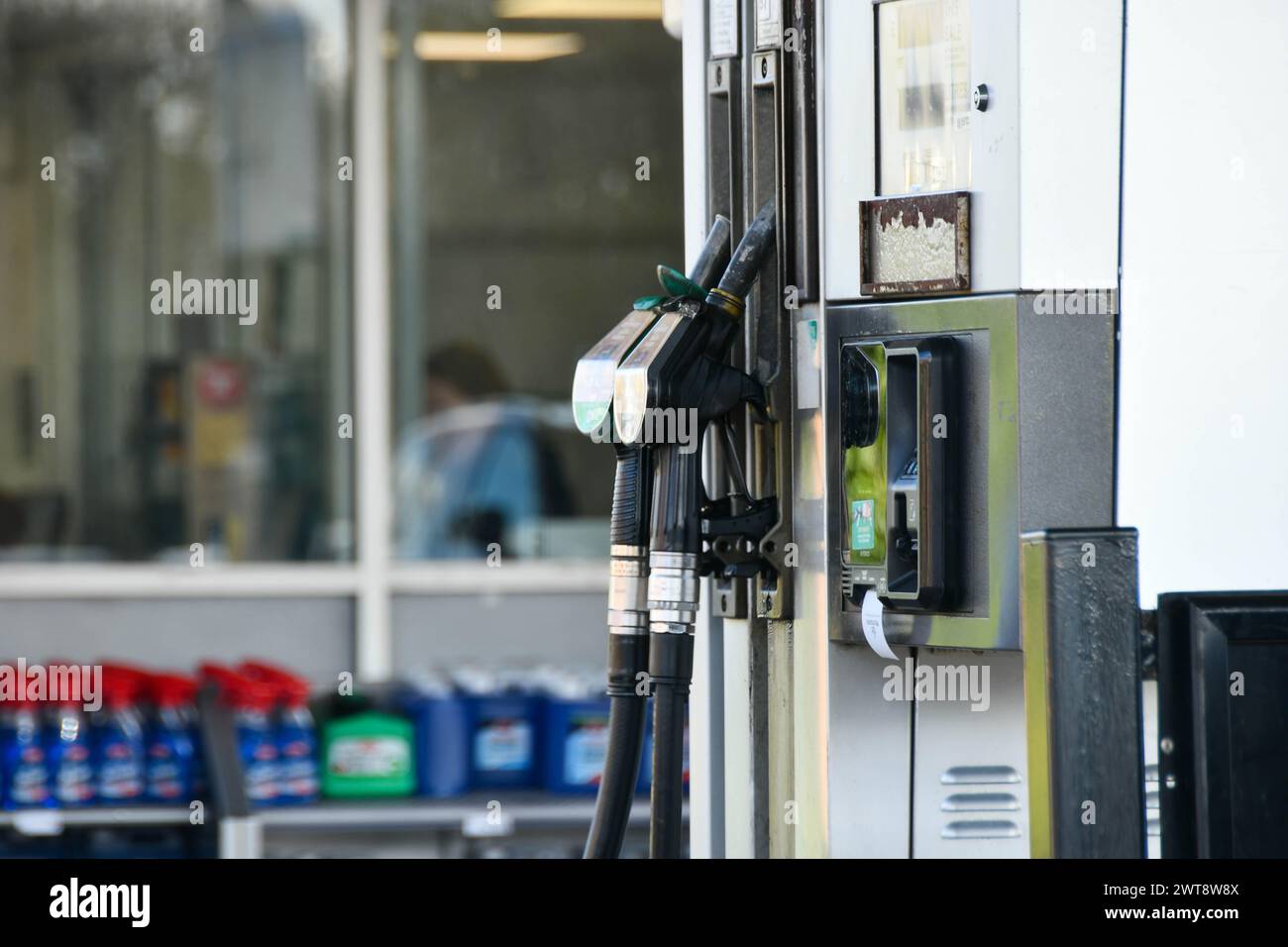 petrol station Stock Photo