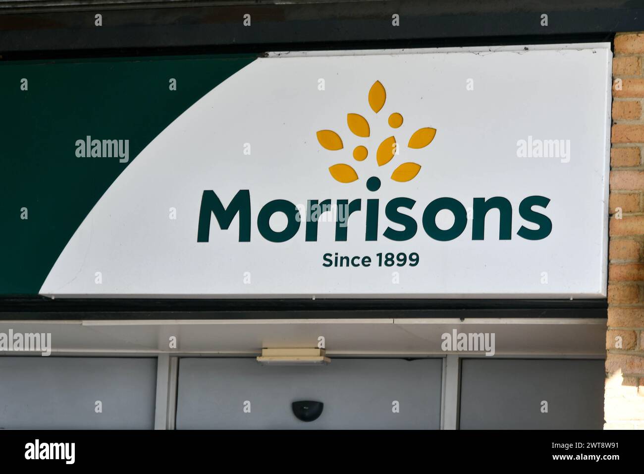morrisons sign Stock Photo